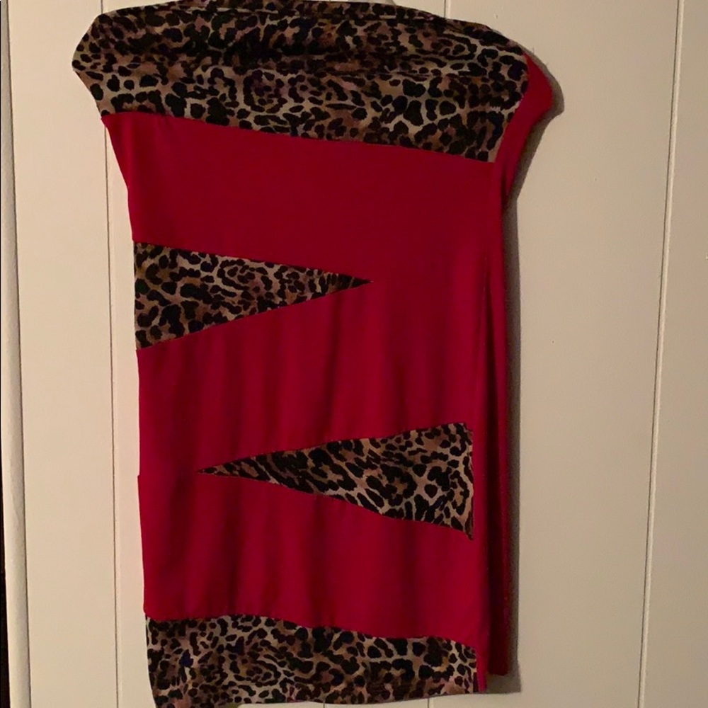 Sexy cheetah print dress